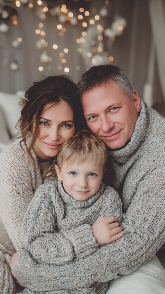 Домашняя новогодняя фотосессия 1 Home New Year photo session